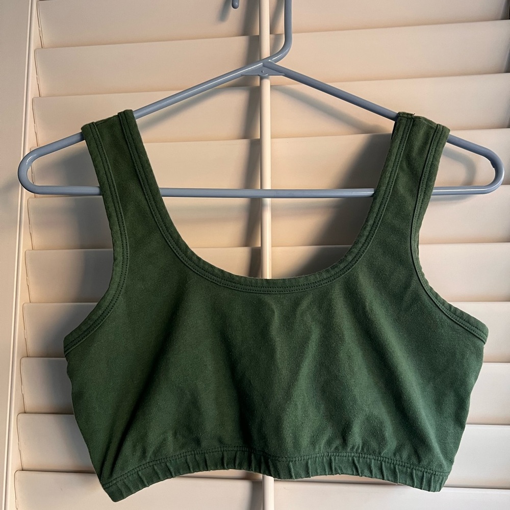 Arq Green Full Coverage Bra Size Medium